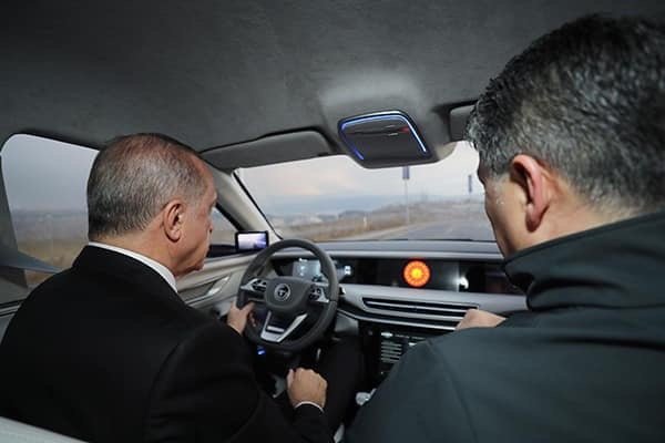 Turkish Leader Unveils Prototypes of Electric Car