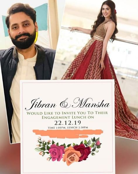 Actress Mansha Pasha & Human Rights Activist Jibran Nasir Are Getting Engaged This Month