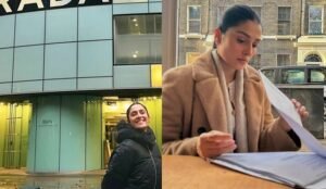 Ayeza Khan, the renowned Pakistani actress, has enrolled at London’s Royal Academy of Dramatic Arts (RADA) to fulfill her lifelong dream of studying theatre. Supported by her family, this marks a significant step in her artistic journey.